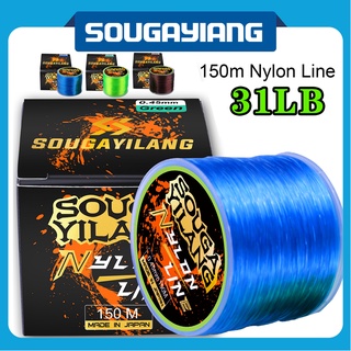 Sougayilang Fishing Line 150M Nylon Fishing Line Transparent Line Fishing Tackle Carp Fishing Reel Line