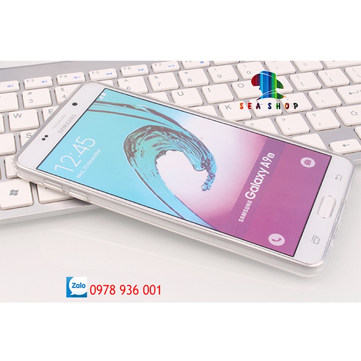 Ốp lưng Samsung Galaxy A9 Pro 2016 silicon trong suốt - Nhựa dẻo