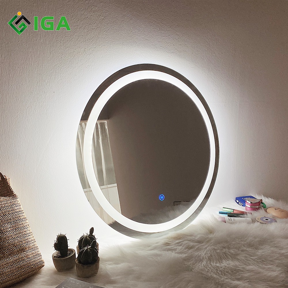 Gương Tròn Viền Led IGA Mirror O Hiện Đại Sang Trọng - GN22