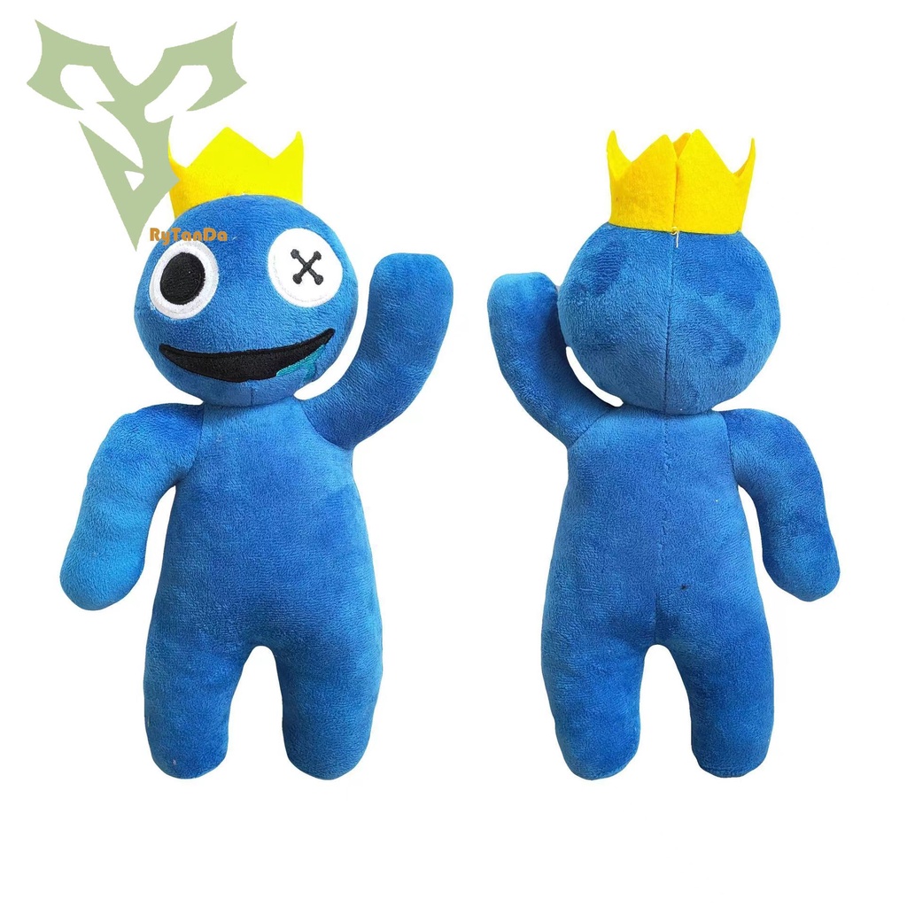 Búp Bê Nhồi Bông Hình Roblox Đội Vương Miện Màu Cầu Vồng 28cm Trang Trí Nhà Cửa