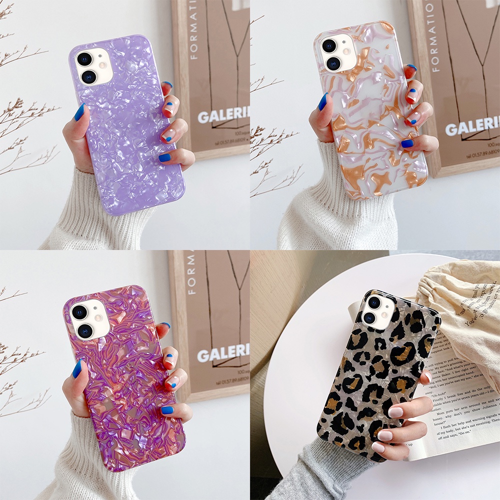 Ốp Điện Thoại Imd Họa Tiết Vỏ Sò Cho Iphone 6 / 6s / 6plus / 6splus / 7 / 8 / Se2020 / 7plus / 8plus / X / Xs / Xs Max / Xr / 11 Pro / 12 Pro Max