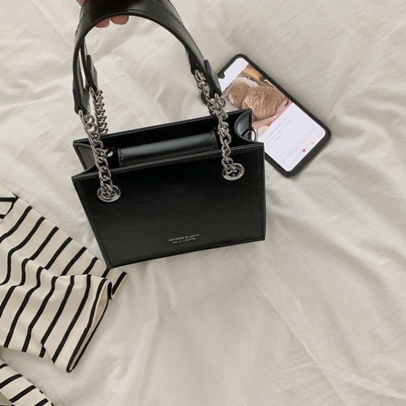 TÚI CHÉO ĐEO DÂY KIỂU XÁCH TAY NÂU TÂY💕