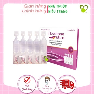 Novotane Ultra - Nước mắt nhân tạo dưỡng ẩm mắt, giảm khô mắt, mỏi mắt, mờ mắt