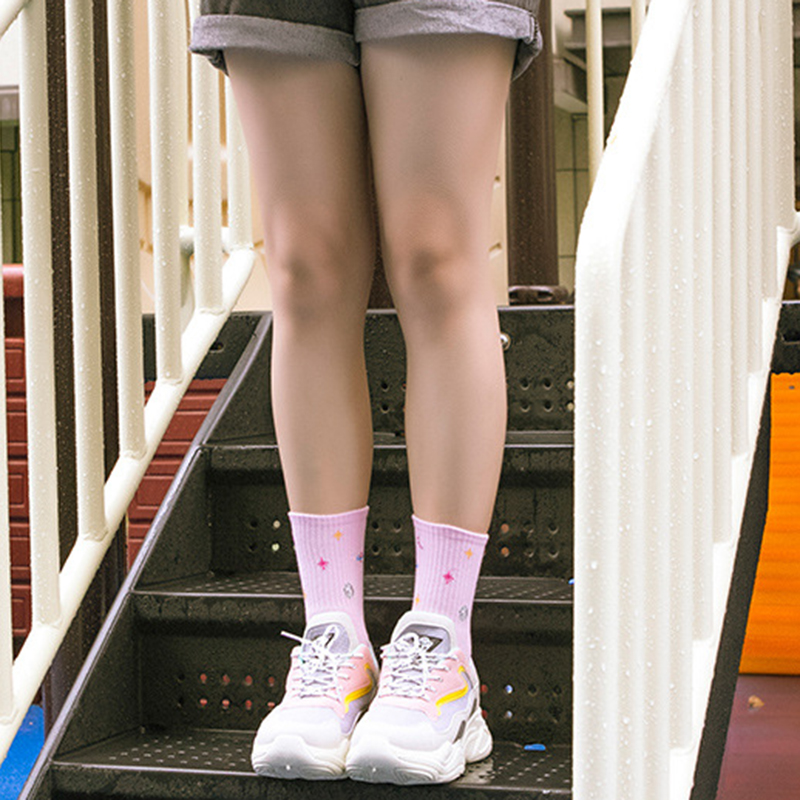 【cfh】Tất Cotton Hoạ Tiết Đáng Yêu Dành Cho Cả Nam Và Nữ