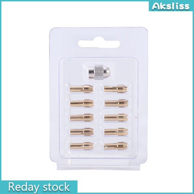 Set 11 Đầu Kẹp Cho Máy Mài Điện 0.5-3.2mm 4.8mm