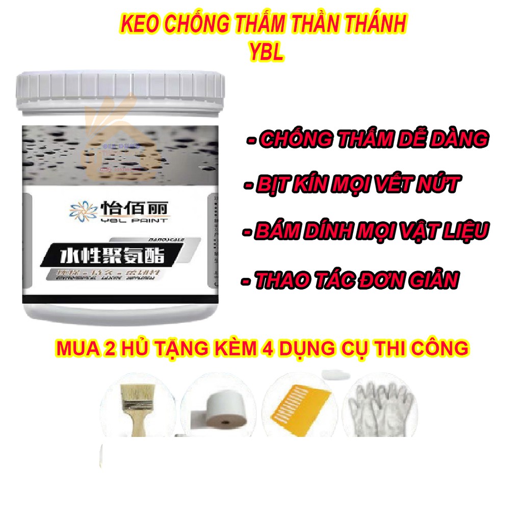 Keo Chống Thấm ,chống dột Thần Thánh Thế Hệ Mới Thi Công Dễ Dàng K162