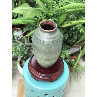 Bình Hoa Gốm Sứ Bát Tràng Mộc Dáng Bomm