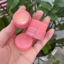 Mặt nạ ngủ ủ môi Lip sleeping mask Laneige minisize 3g màu hồng, Son ủ Dưỡng môi Hàn Quốc