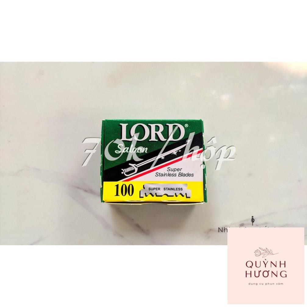 Hộp 100 Lưỡi Lam dùng trong salon, phun xăm