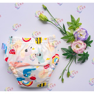 Combo 5 Quần bỏ bỉm - 6 lớp Goodmama size 80 90 100 cho bé từ 5-14kg