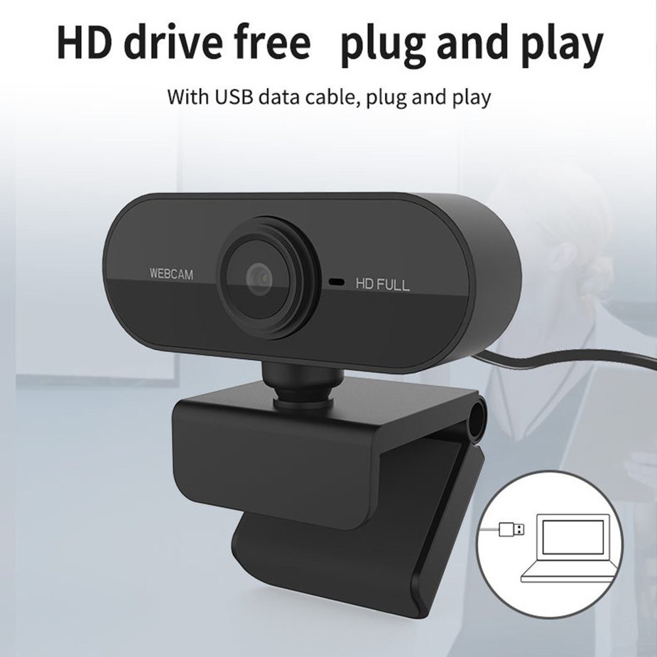 Webcam 1080p Pc Mini Usb 2.0 Có Mic Cho Máy Tính