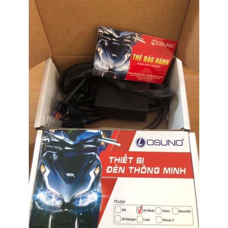 Mạch tắt đèn xe máy Honda đời mới-Air Blade, Vision, Alpha, SH, RSX, Winner X. Công tắc tắt đèn passing