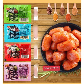 [Sẵn] Hộp 80 viên Xúc xích sụn gà 4 vị