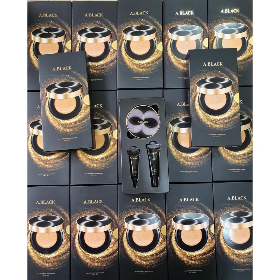 Set Phấn Nước A.BLACK All Day Perfect Cover Cushion Spf47,PA++ | BigBuy360 - bigbuy360.vn