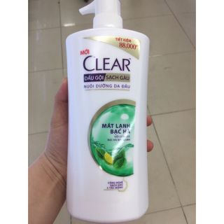 Dầu gội Clear 900g bạc hà