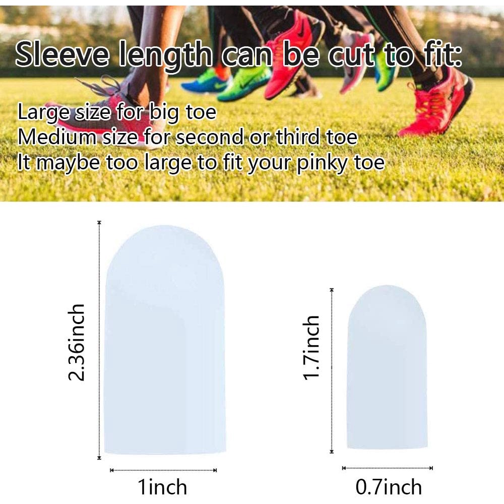 Gel Bọc Ngón Chân Để Bảo Vệ Ngón Chân Từ Ma Sát.