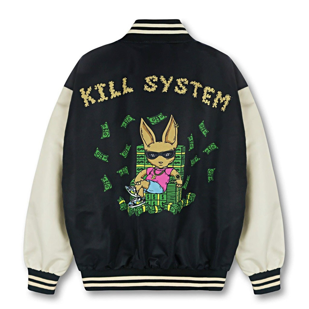 Áo Khoác Dù KILL SYSTEM Bomber Jackets Form Rộng Unisex Nam Nữ Ulzzang 𝐍𝐔𝐏𝐀𝐊𝐀𝐂𝐇𝐈