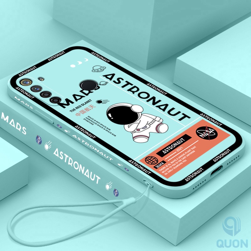 Ốp điện thoại TPU mềm chống sốc in hình Nasa cho Realme 5 6 7 8 Pro  V13 5i 6i 6PRO 7PRO