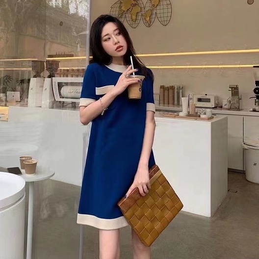 Đầm nữ ZHELIHANGFEI dài qua gối thanh lịch thời trang mùa hè