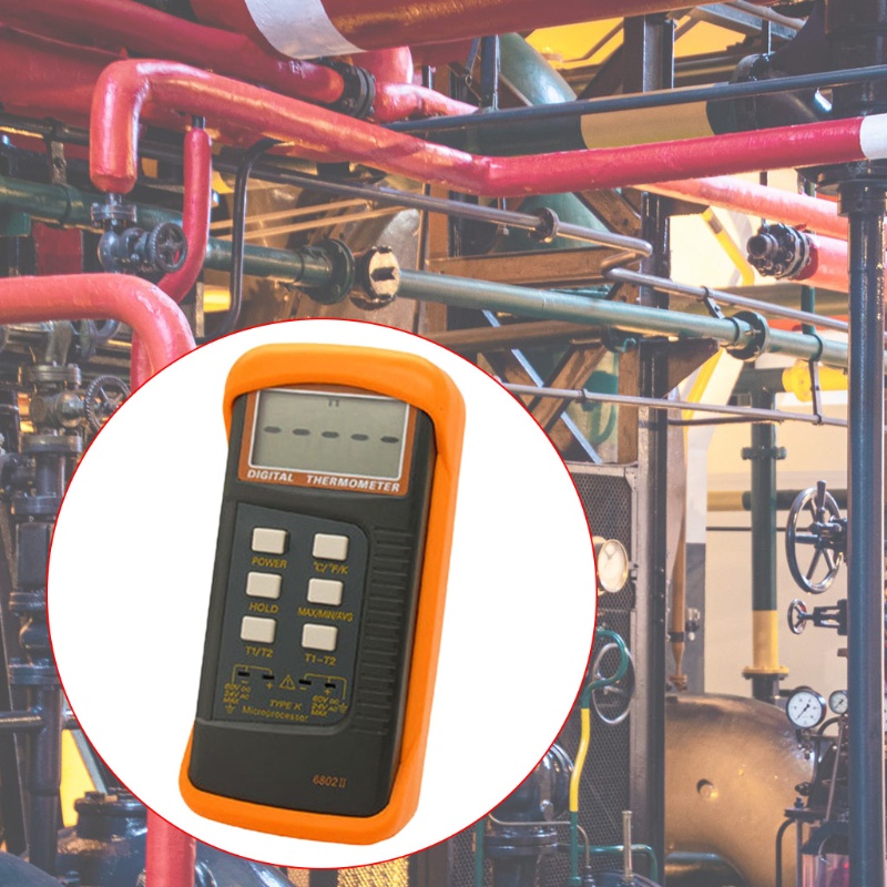 Nhiệt Kế Kỹ Thuật Số Hai Kênh Đo Nhiệt Độ