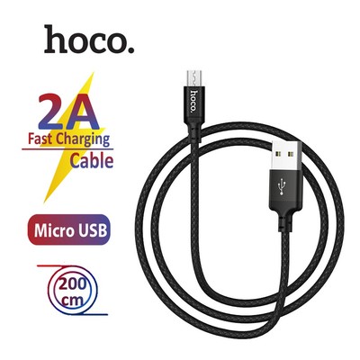 Cáp Sạc Dây Dù Hoco X14 / X89 Micro Cho Android Siêu Bền Dài 1M/2M