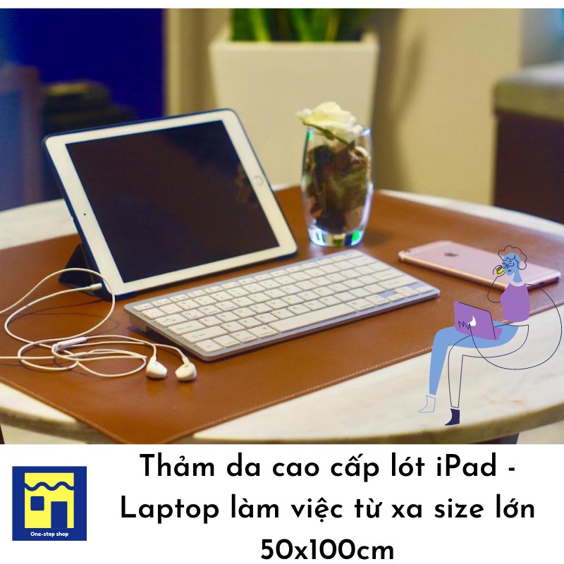 (ẢNH THẬT) Tấm Lót iPad, Máy Tính Bảng, Bàn Làm Việc Bằng Da Cao Cấp Avleather