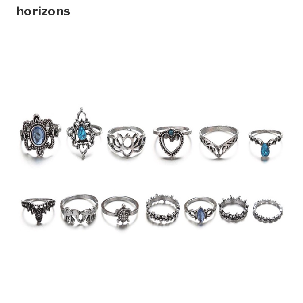 Set 13 Nhẫn Đeo Tay Phong Cách Boho Thời Trang Cho Nữ