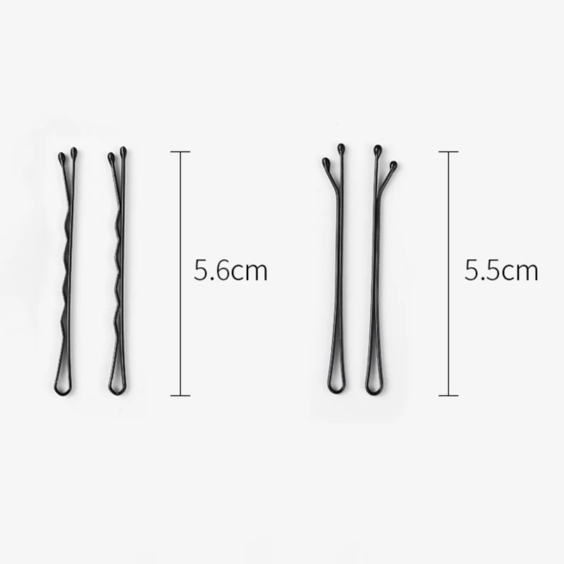 Kẹp tăm dạng sóng nước/ phụ kiện tóc thanh lịch màu đen cho nữ
