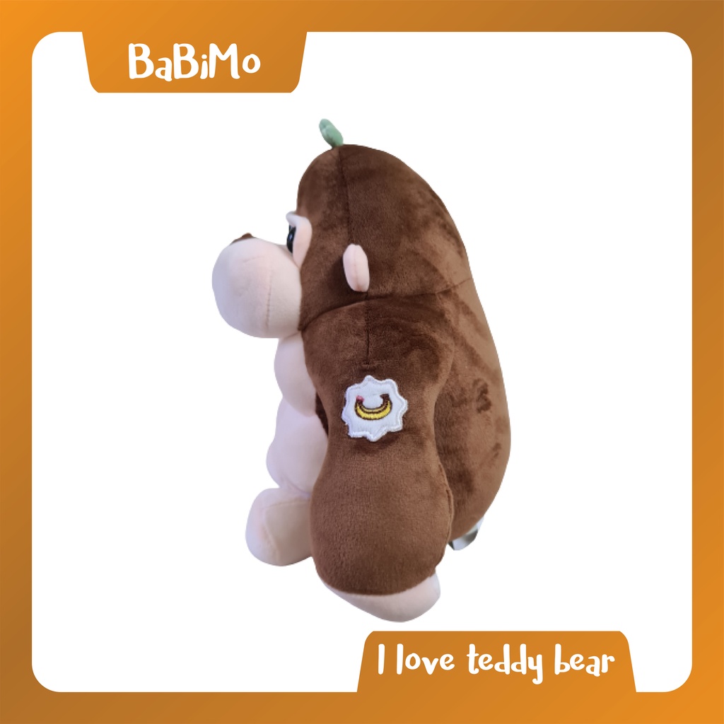 Gấu bông Khỉ Kinh Kong bụng bự đẹp ngộ nghĩnh đáng yêu cute mềm mại, êm ái, thân thiện an toàn cho da