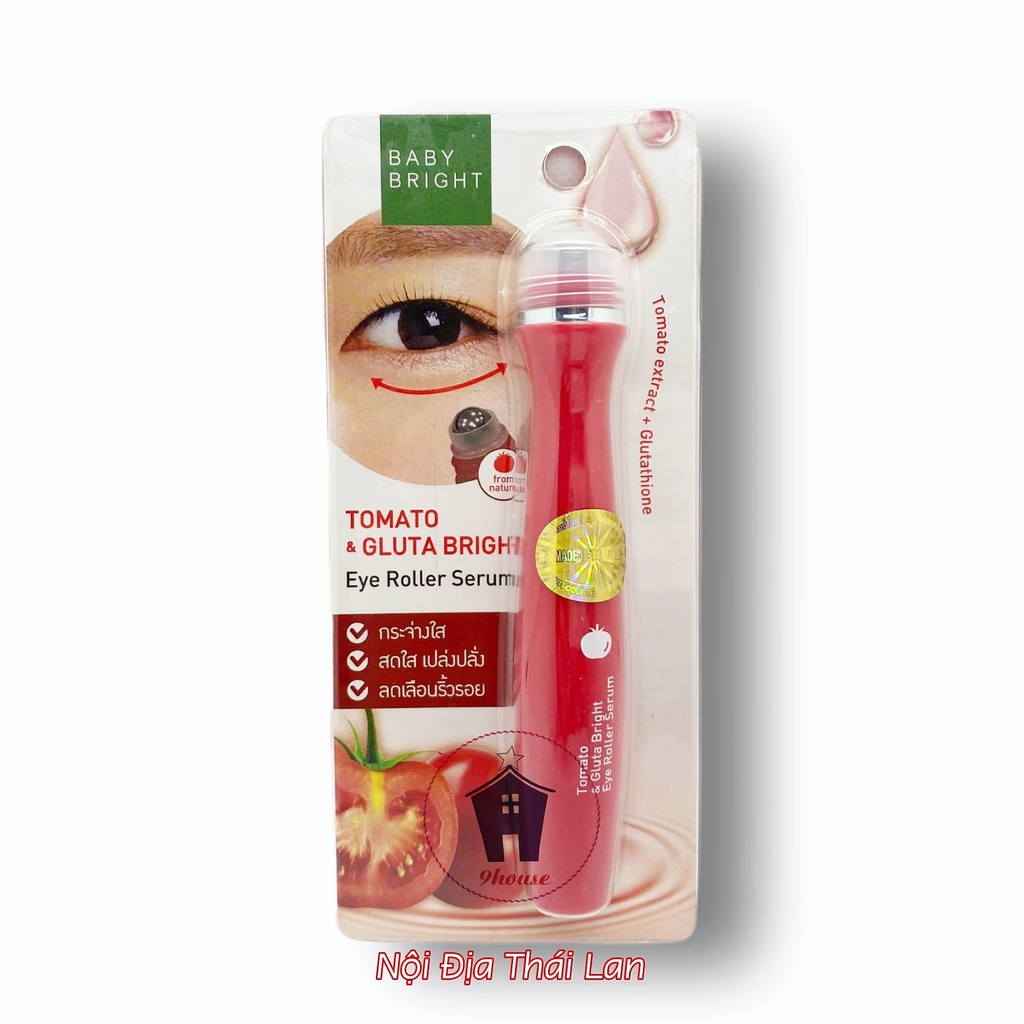 01 Cây Bút Lăn Serum Dưỡng Da Vùng Mắt BABY BRIGHT Thái Lan 15ml