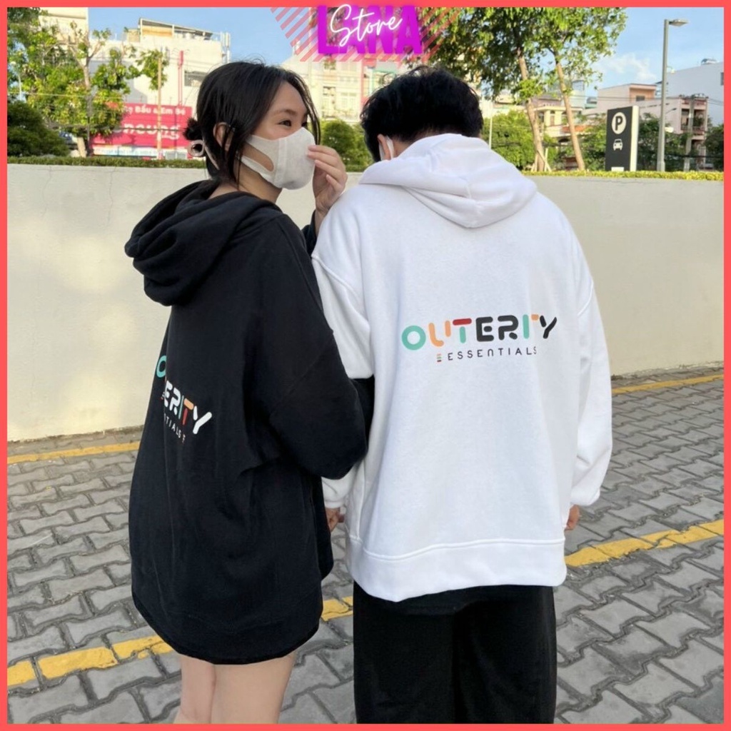 Áo Khoác Hoodie Zip Nỉ OUTERITY Unisex Nam Nữ