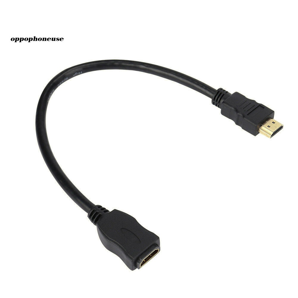 Cáp nối dài HDMI 0.3 / 0.5 / 1 / 1.5m mạ vàng chuyên dụng chất lượng cao