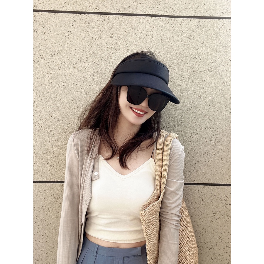 Mũ Lưỡi Trai Hở Chóp Chống Nắng Phong Cách Hàn Quốc Thời Trang Mùa Hè Dễ Phối Đồ Cho Nam Và Nữ