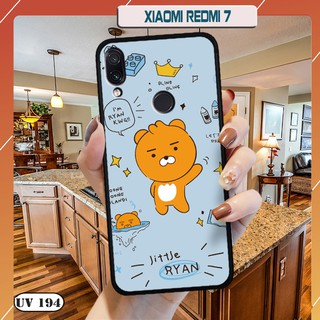 Ốp lưng nhám Xiaomi Redmi 7 in hình