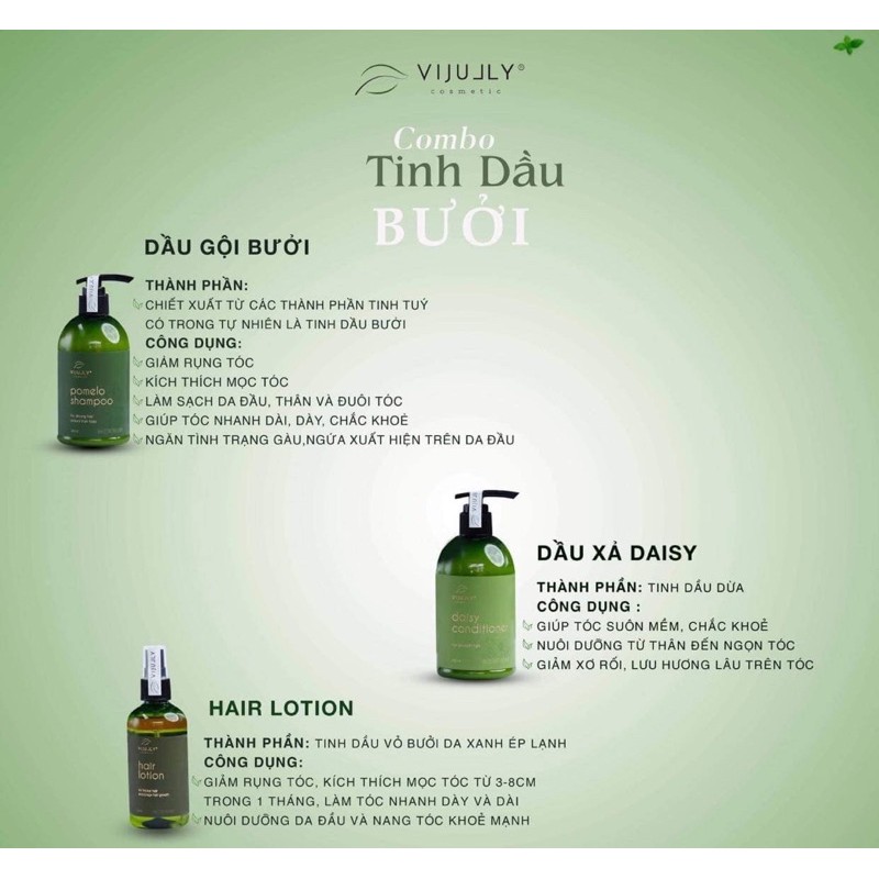 [CHÍNH HÃNG 100%] COMBO CHĂM SÓC TÓC CAO CẤP VIJULLY | BigBuy360 - bigbuy360.vn