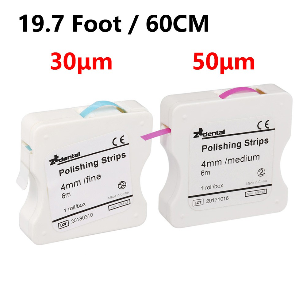 Cuộn giấy nhám chăm sóc răng miệng chuyên dụng loại 4mm