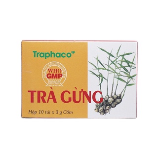 Trà Gừng Traphaco (Hộp 10 túi x 3g cốm)
