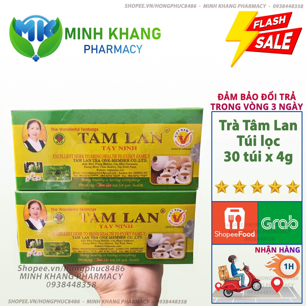 Trà Tâm Lan Túi Lọc 30 túi x 4g giá tốt [ĐỔI TRẢ]