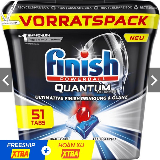 Viên rửa bát Finish 51 viên ( NK Đức )