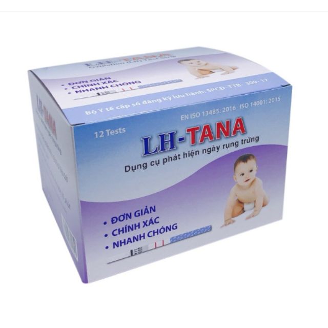 Que thử rụng trứng LH - TANA (hộp 12 que)