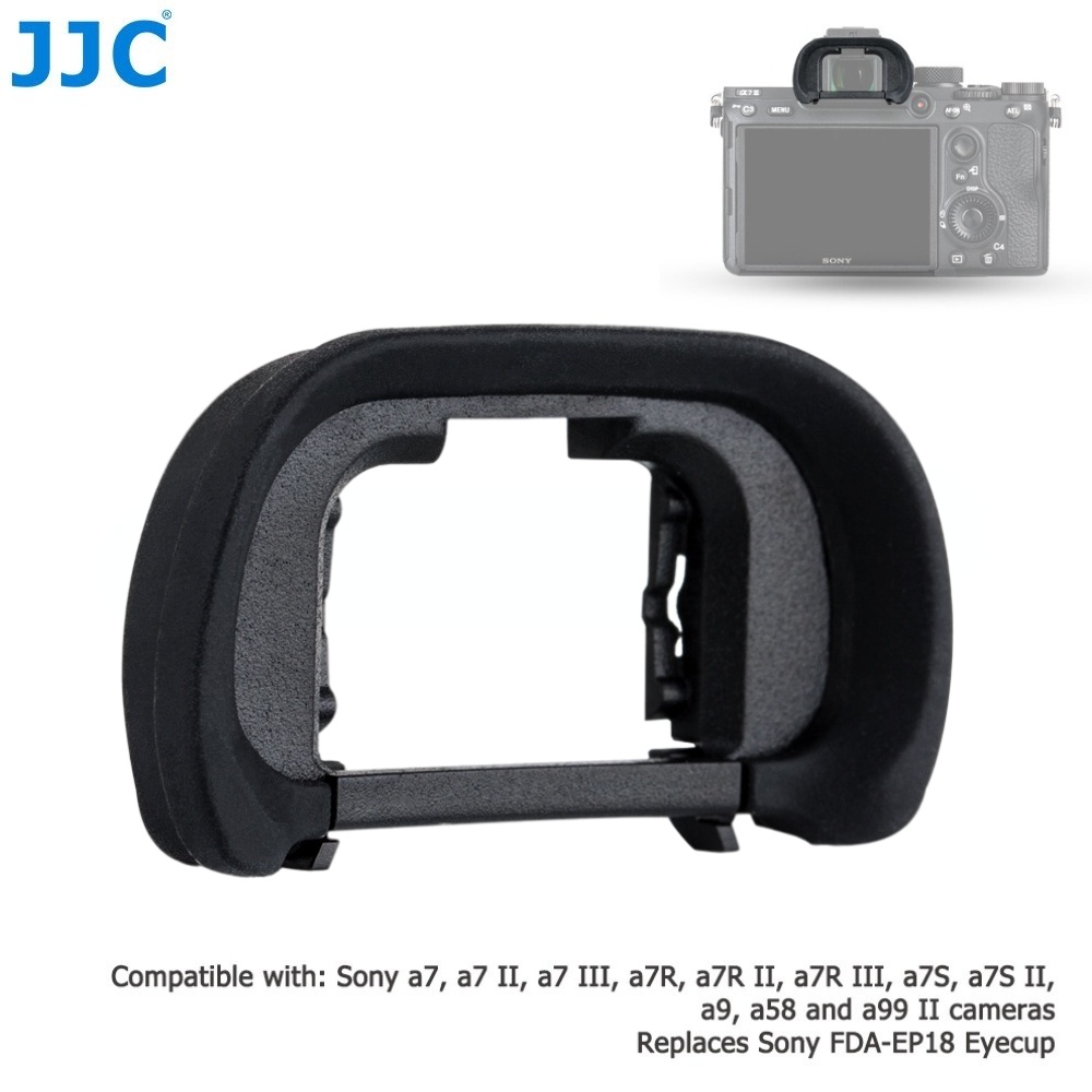 Thị kính thay thế JJC FDA-EP18 bằng silicone mềm cho máy ảnh Sony A7 A7II A7 III A7R A7RII A7RIII A7RIV A7S A7SII A9