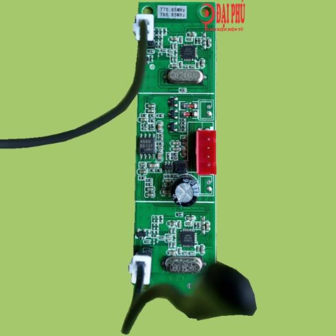 Micro không dây cho loa kéo UHF cho loa kéo dạng phím bấm - thân nhôm, micro cho loa kéo