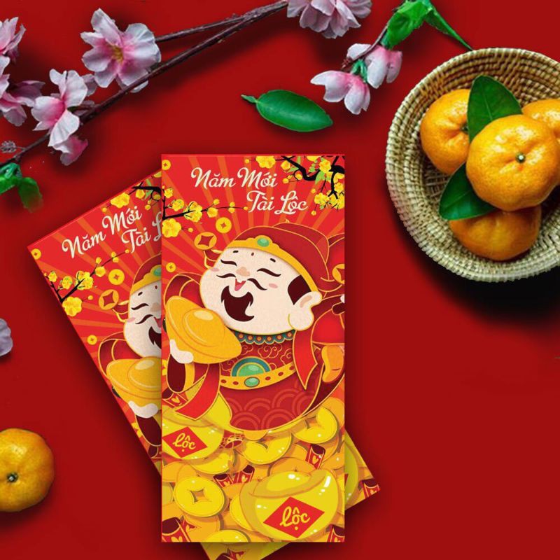 10 bao lì xì/ chỉ 7k. Bao lì xì Tết 2021. Bao lì xì đẹp giá tốt. Để vừa tờ tiền 500k. Chất giấy in cao cấp rõ nét