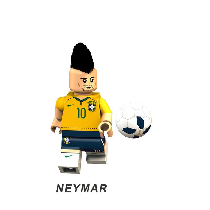 Mô Hình Đồ Chơi Lego Cầu Thủ Messi Neymar Beckham Ronaldo Cavani