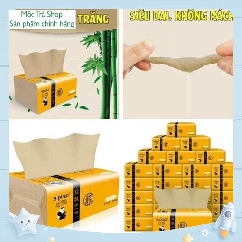 Giấy ăn gấu trúc siêu dai 300 tờ - Hàng nội địa