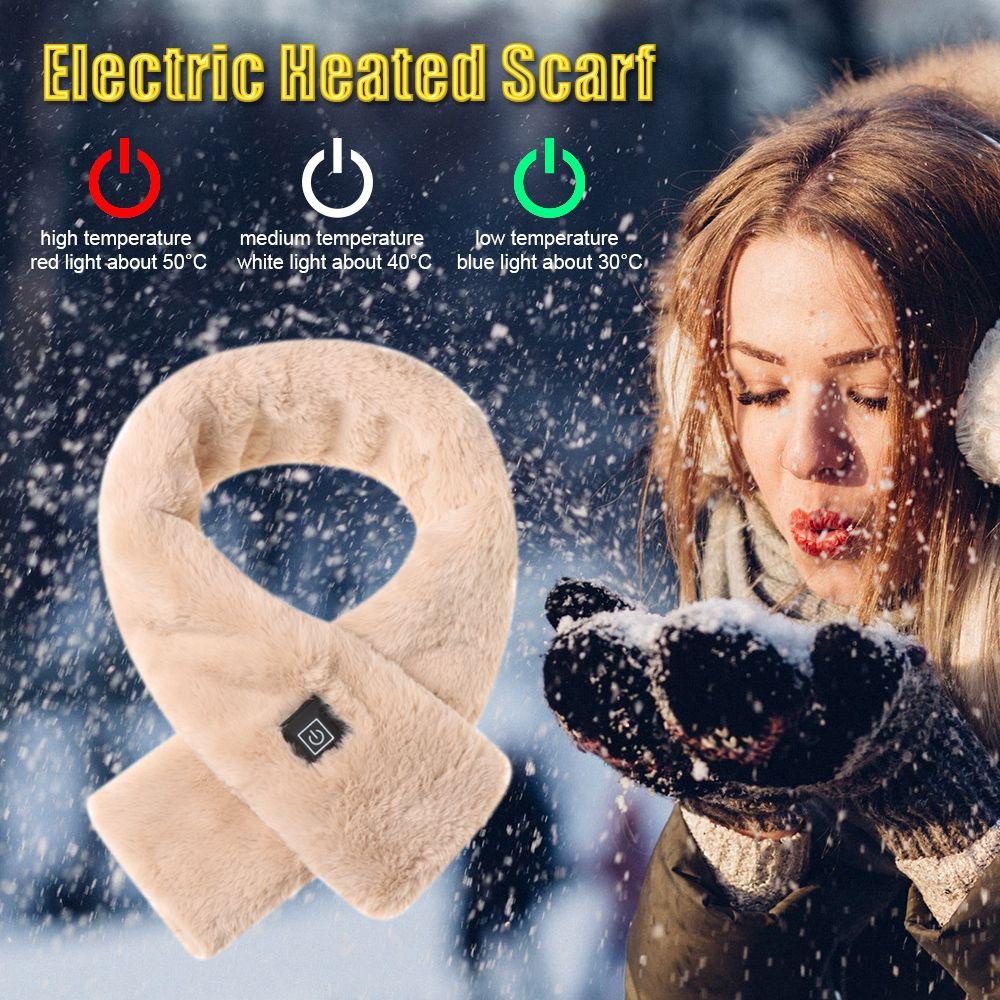 Khăn Choàng Sưởi Ấm Kiểm Soát Nhiệt Độ Bằng Điện Thời Trang Mùa Đông Có Thể