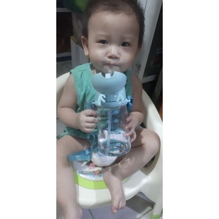 bình tập hút cho bé goki rudy inochi 450ml, bình hút nước tritan, bình đựng nước có ống hút vinamilk🍒🍒freeship🍒🍒