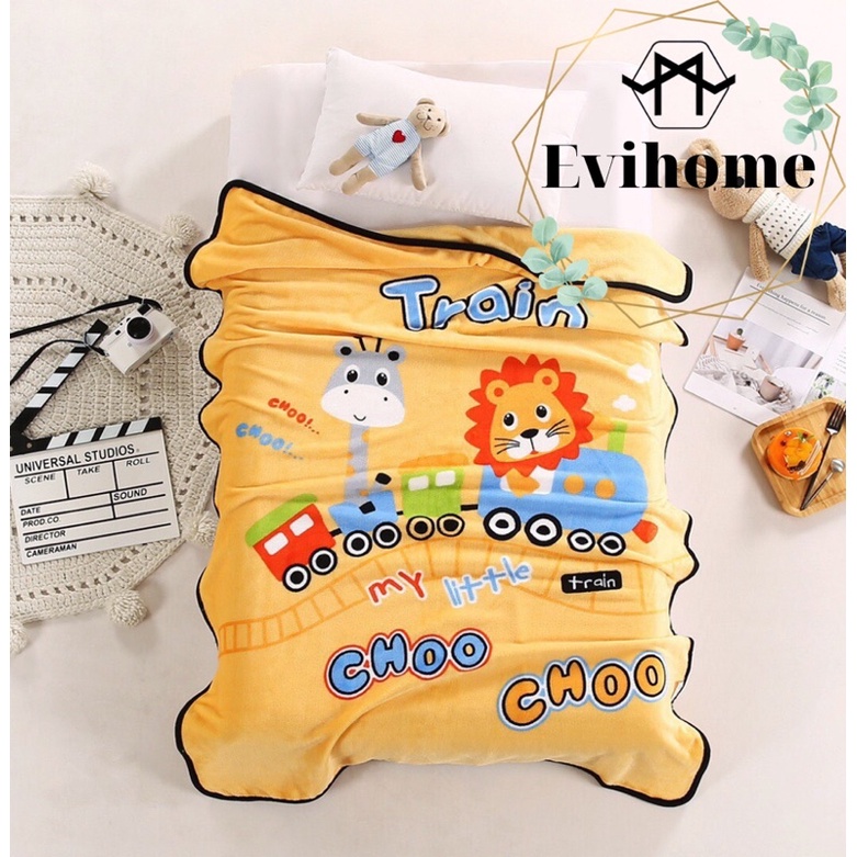 Chăn tuyết trẻ em size 1m x 1m4 sẵn hàng- chăn được làm từ chất liệu lông tuyết mềm mại, an toàn giúp giữ ấm