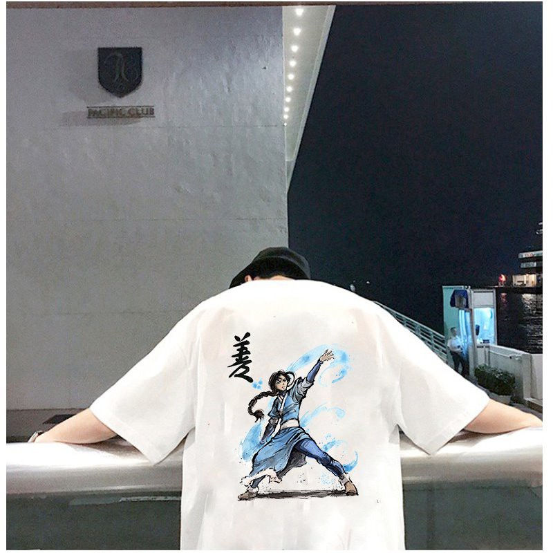 Áo thun unisex form rộng phong cách Nhật Bản đẹp độc lạ vải dày mịn 2019T1608