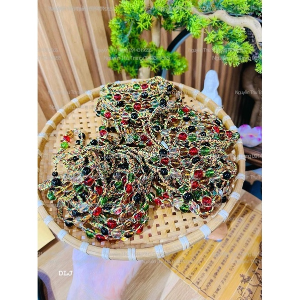 vòng tay đá 7 mầu cho bé